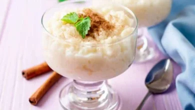 Receita de arroz doce com leite de coco