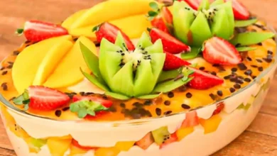 Receitas de pavê de frutas