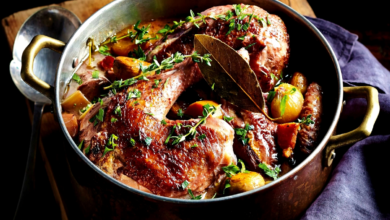 Receita Coq au Vin da culinária Francesa