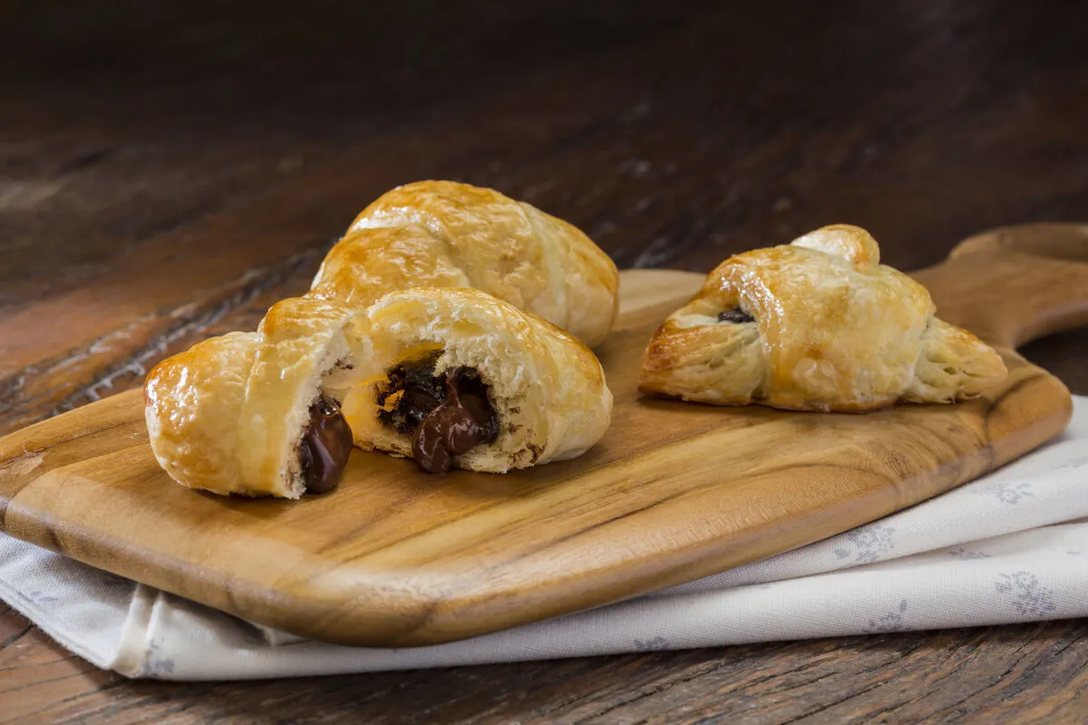 Receita de Croissant de Chocolate