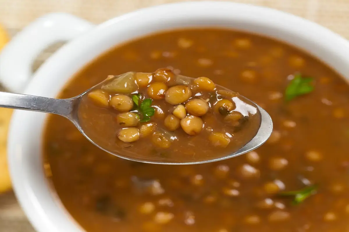 Receita de Sopa de lentilha