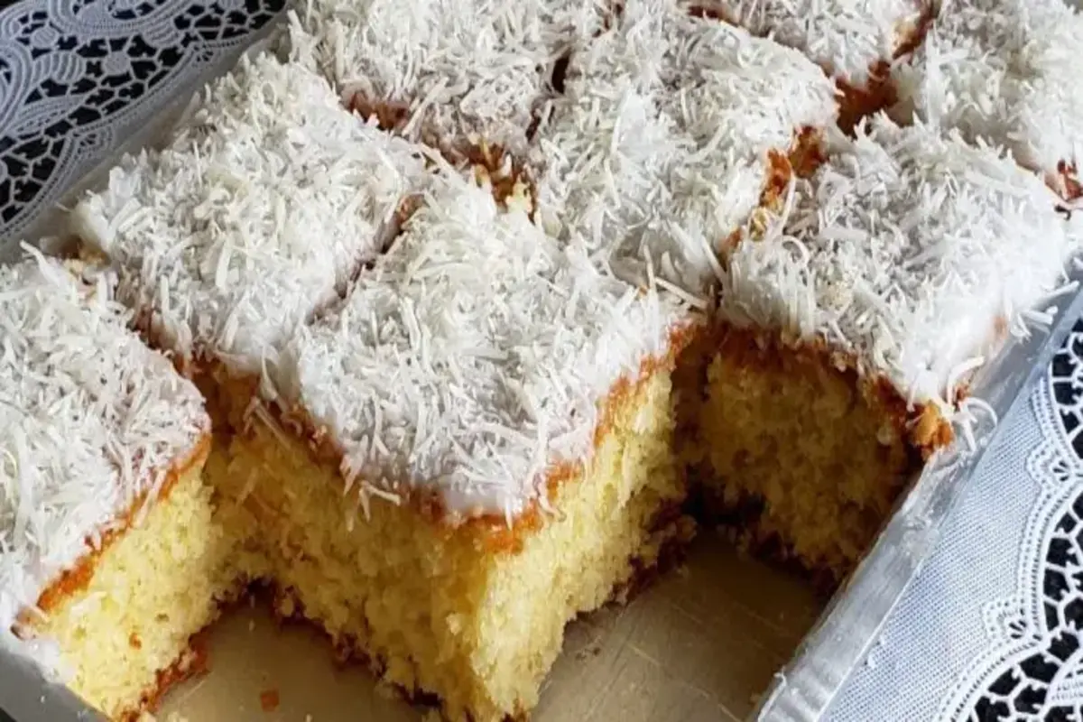 Receita de Bolo de Coco tradicional