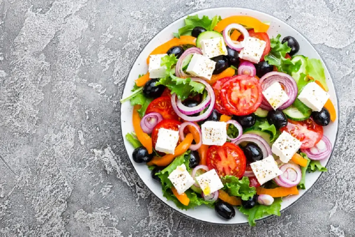 Receita de Salada grega